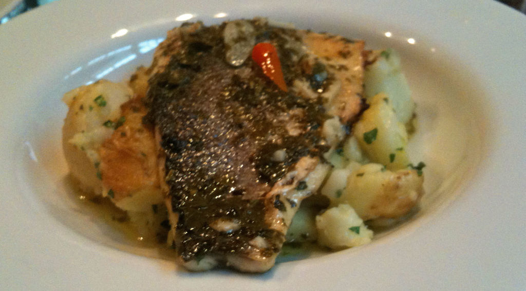 branzino al verde