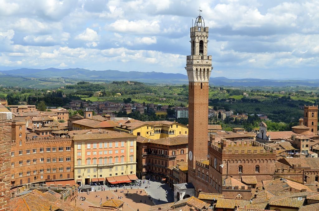 Siena views from hilltop